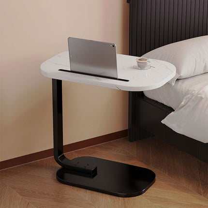 Mini Side Table Wooden Board Movable Lightweight Small Desk Compact Home Office