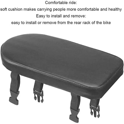 2pcs Mountain Bike Seat Plate Bicycle Back Seat Cushion Rear Shelf Saddle