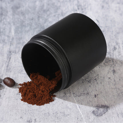 Hand Crank Coffee Grinder Stainless Steel Burr Mill Portable Black Wood Knob