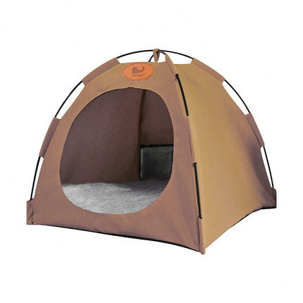 Folding Camping Pet Tent for Cats Puppy Bed Indoor Cat Nest Dog Cave Style House