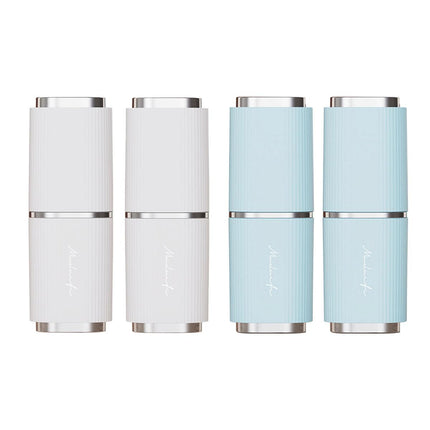 2pcs Travel Toiletry Cup Portable Mouthwash Cup with Lid Brushing Dental Storage