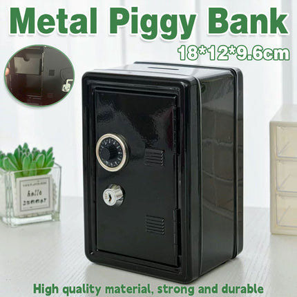 Piggy Bank Safe Cash Register Box Small Household Money Storage Safe