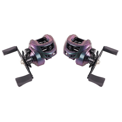Fishing Reel Metal Baitcasting Water Drop Wheel Black Hand Line Spool Gear Tool
