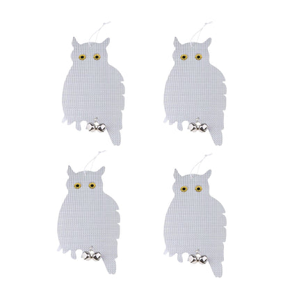 Reflective Owl Bird Deterrent Hanging Garden Yard Pest Control Outdoor