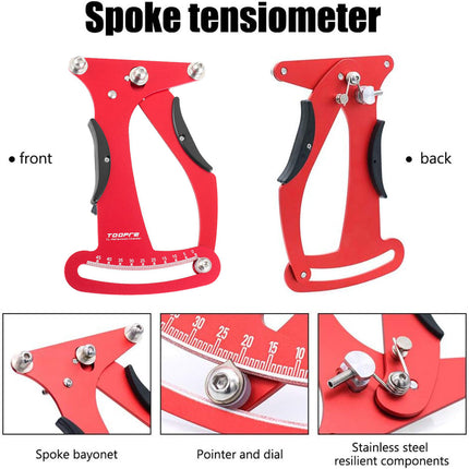 Park Tool Bike Spoke Tension Meter Gauge Wheel Spoke Pro Bike Checker Chart
