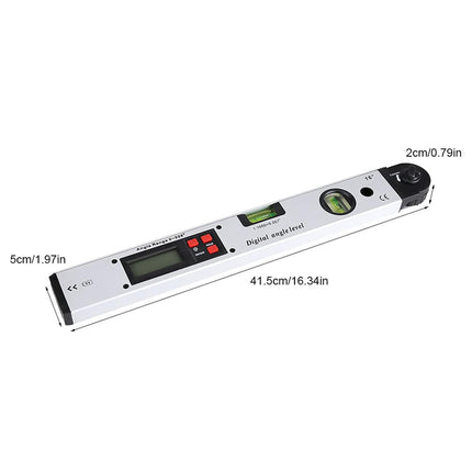 Aluminum Alloy Digital Angle Ruler Level Tool High Precision for Construction