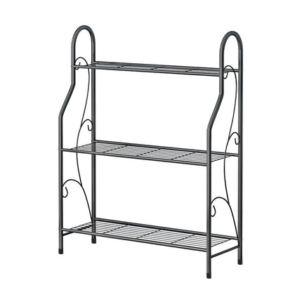 Metal Plant Stand 3 Tier Shelf Indoor Outdoor Flower Pot Display Rack 83cm