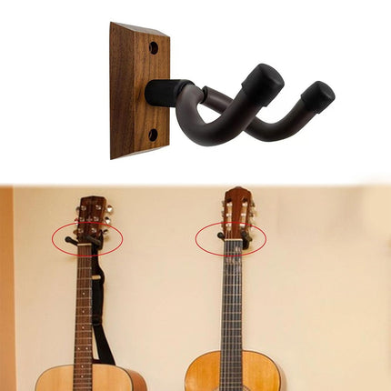 2PCS Guitar Wall Hanger Hook Holder Stand for Bass Ukulele Instrument Storage