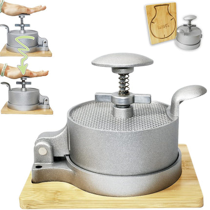 Flip Top Burger Press Meat Patty Maker Mould Filling Tool for Kitchen Hamburger