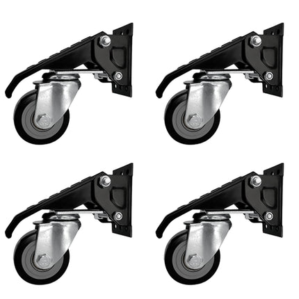 4pcs High Load Bearing Casters Worktable Mobile Casters Heavy Duty Wheel Roller