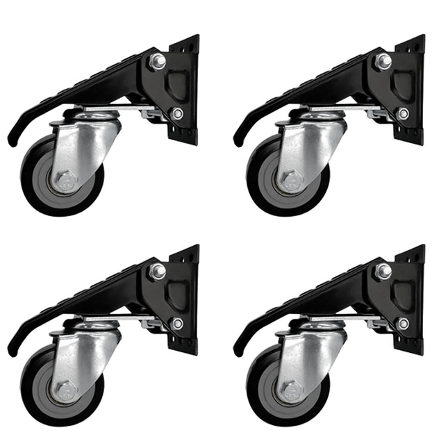 4pcs High Load Bearing Casters Worktable Mobile Casters Heavy Duty Wheel Roller