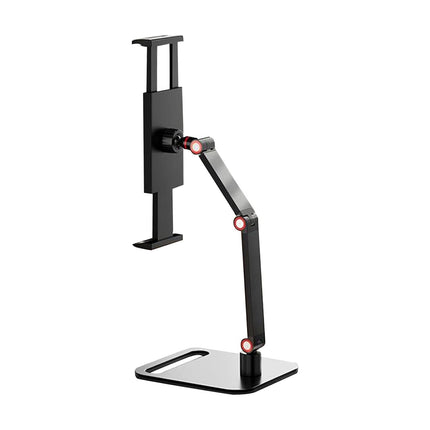 Desktop Folding Phone Tablet Stand Adjustable Height Carbon Steel for Home Office