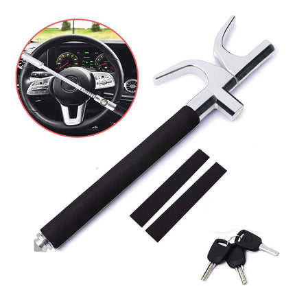 Multi Functional Car Anti Theft Steering Wheel Lock Security Bar for Vehicle Use