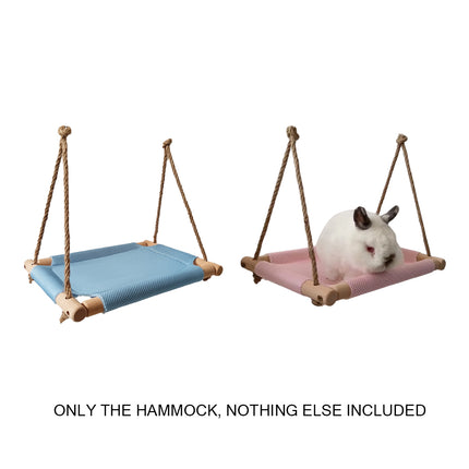 Small Pet Hammock Durable Breathable Mesh Hanging Bed for Indoor Cage Pets Use