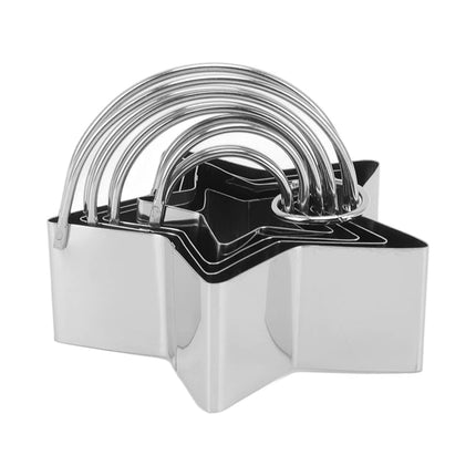 5PCS Stainless Steel Cookie Bread Baking Mold NonStick Home Kitchen Baking Tools