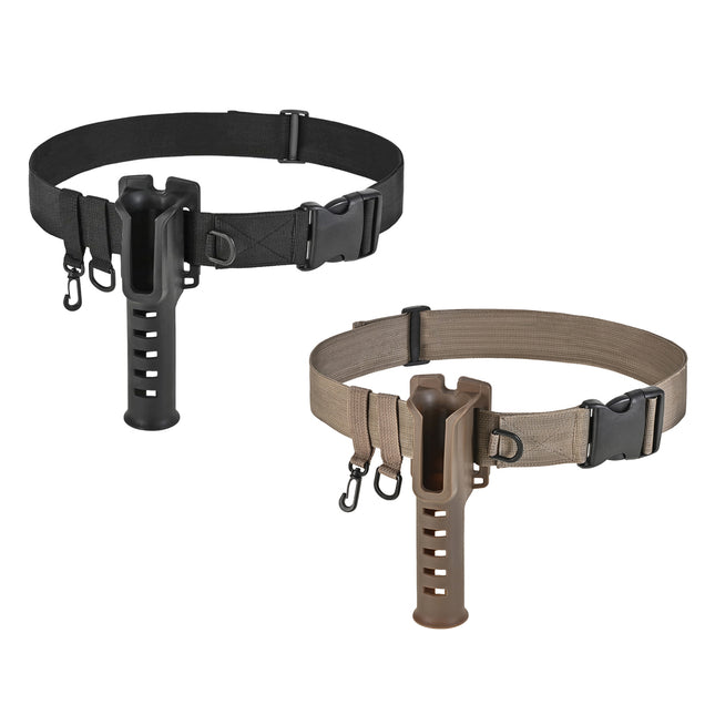 Fishing Wading Belt Rod Holder Adjustable Wader Fishing Waist Belt Fly Fishing