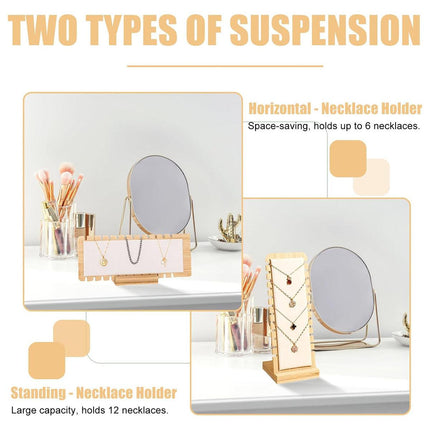 Jewellery Display Rack Necklace Hanging Stand Organiser Holder for Accessories