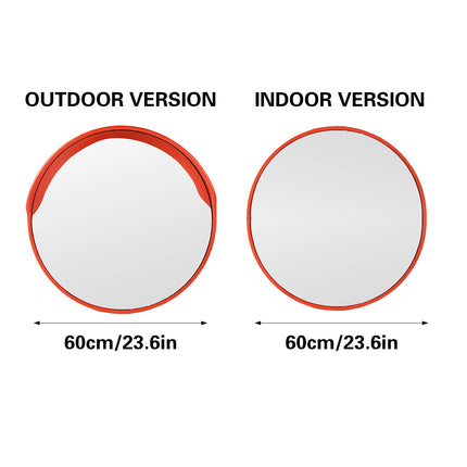 Road Traffic Safety Wide-Angle Mirror 60cm Dome Security Round Mirror Durable