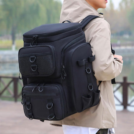 Fishing Backpack Outdoor Gear Bag Multi Pocket Camouflage Storage Bag Waterproof