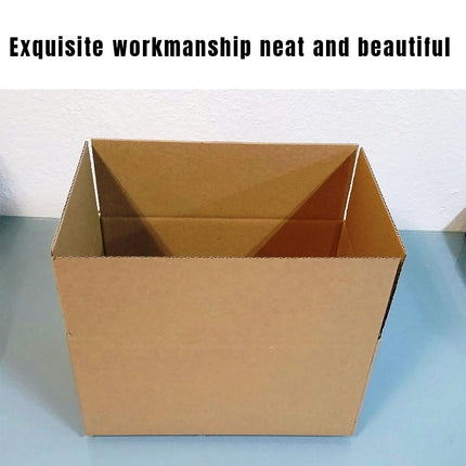 10pcs Thick Carton Box 60x50x50cm Heavy Duty Packing Box for Shipping Storage