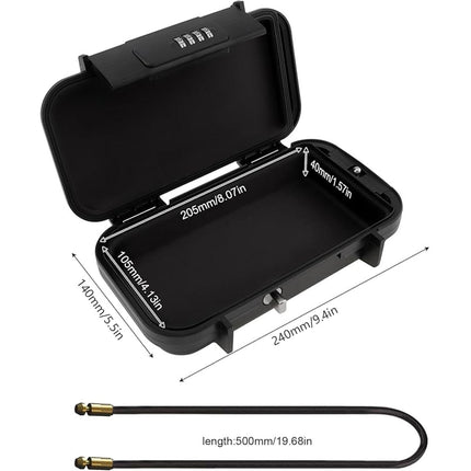 Anti Theft Beach Box Waterproof Portable Lock Storage Handheld Phone Organizer