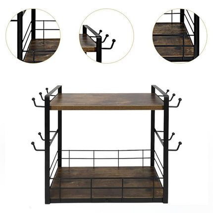 Multi-Functional Home Desktop Spice Storage Rack Kitchen Organizer Space-Saving