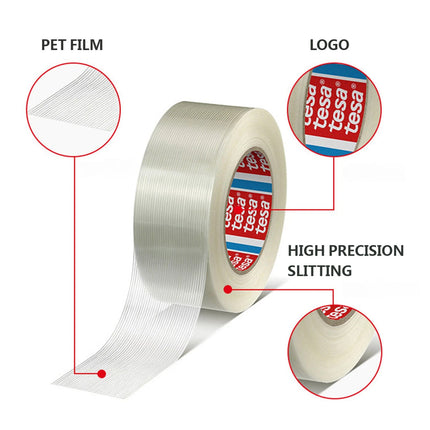 Transparent Packing Tape 2.5cm x 50m High Tack Abrasion Scratch Resistant