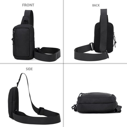 Mini Chest Bag Crossbody Bag Oxford Fabric Material Daily Casual Shopping Travel