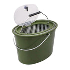 Portable Double Live Fish Bucket Breathable Fish Storage Container for Fishing