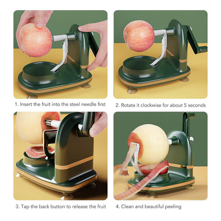 Hand Cranked Fruit Peeling Machine for Home Kitchen Apple Potato Peeling Tool