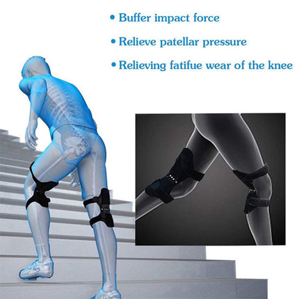 Adjustable Knee Support Booster Brace for Lifting Squatting Hiking and Sports