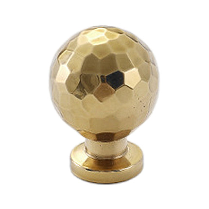 Gold Hammer Ball Handle Knob Closet Door Pull Drawer Handle Wardrobe Hardware