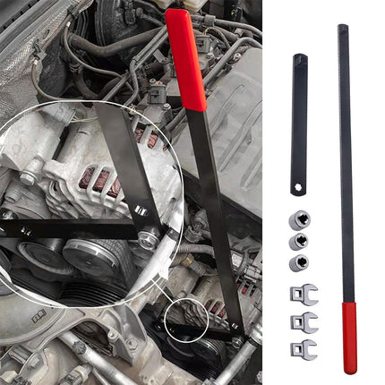 8PCS Idler Pulley Belt Tensioner Wrench Set Car Disassembly Adjustment Tool Kit