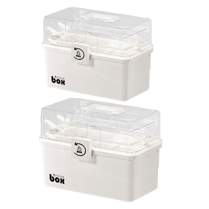 Household Medicine Box Large Capacity First Aid Storage Home Medical Organiser