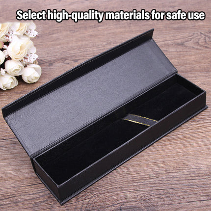 10pcs Black Clamshell Pen Box Gift Case Packaging for Pen Storage and Display