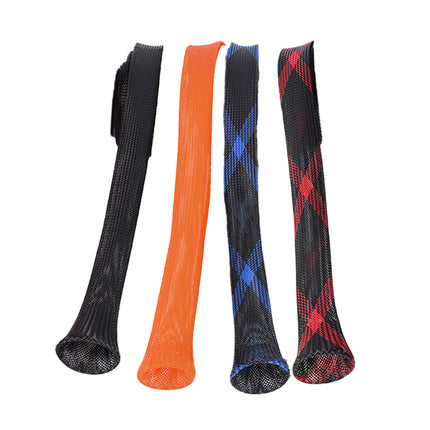 4PCS Retractable Fishing Rod Protector Mesh Tube Durable Lightweight 35x170mm