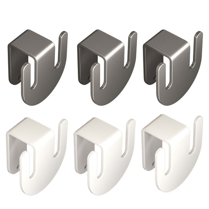 3PCS Wall Mounted Slipper Rack Bathroom Shoe Storage Hook Holder Organiser