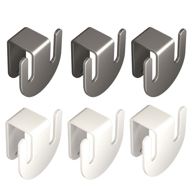 3PCS Wall Mounted Slipper Rack Bathroom Shoe Storage Hook Holder Organiser