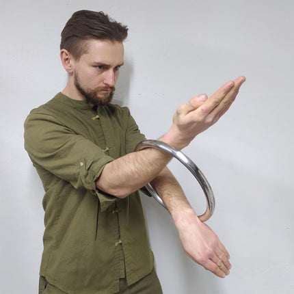 Wing Chun Weighted Training Steel Ring Wear Resistant for Martial Arts Practice