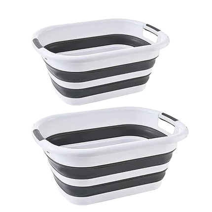 Foldable Laundry Basket Collapsible Washing Clothes Bin with Handles for Home