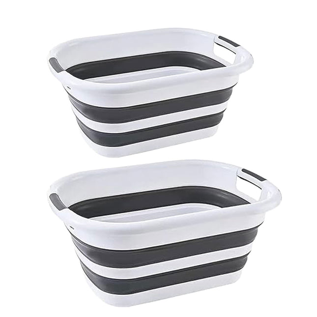 Foldable Laundry Basket Collapsible Washing Clothes Bin with Handles for Home