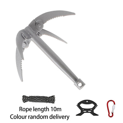 Outdoor Fishing Tackle Folding Claw Anchor Knife Fishing Hook Grass Anchor Tool