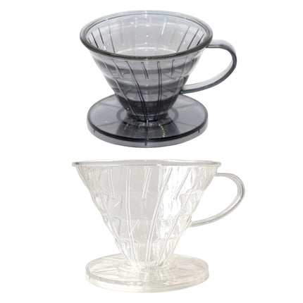Household Hand Drip Coffee Filter Cup Reusable Plastic Cone Shaped HeatResistant