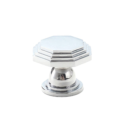 French Cabinet Handle Bright Silver Single Hole Modern Pull for Drawer Wardrobe