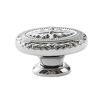 French Cabinet Door Handles Oval Shape Retro Style 2 Colours for Drawer Wardrobe