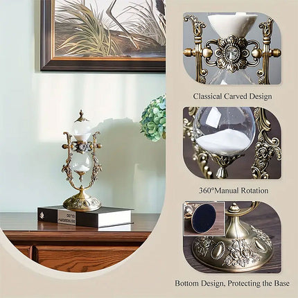 European Style Hourglass Timer Decoration Birthday Gift Home Decor Sand Timer