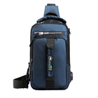 Large Capacity Multi Functional Shoulder Bag with USB Port Water Resistant