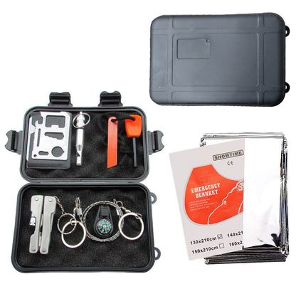 Outdoor Emergency Equipment Set Waterproof For Camping Hiking Adventure Survival
