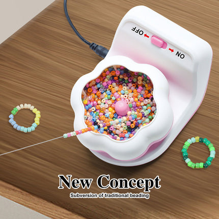 Electric Automatic Beading Machine DIY Jewelry Making Tool Efficient Threading