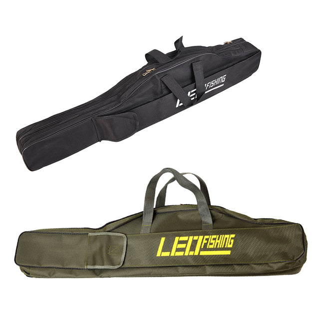 150cm Portable Foldable Fishing Rod Carrier Fish Pole Tools Storage Bag Case